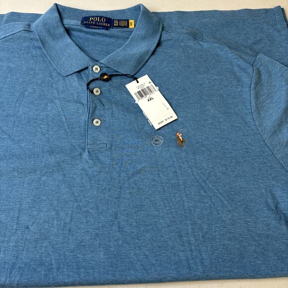 New NWT Ralph Lauren Polo Men's XXL blue Horse Riding Polo - Picture 1 of 4